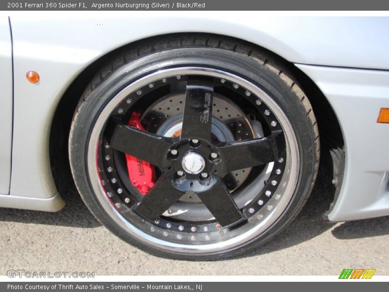 Argento Nurburgring (Silver) / Black/Red 2001 Ferrari 360 Spider F1