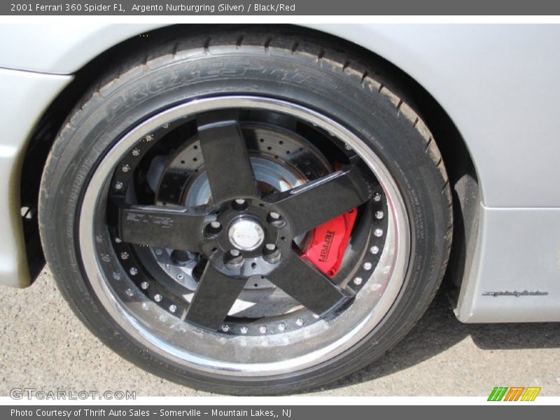 Argento Nurburgring (Silver) / Black/Red 2001 Ferrari 360 Spider F1