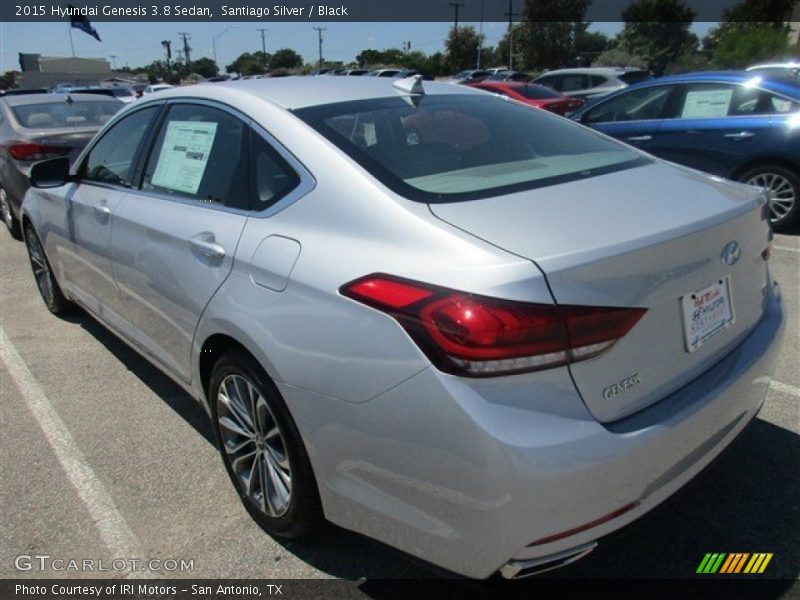 Santiago Silver / Black 2015 Hyundai Genesis 3.8 Sedan