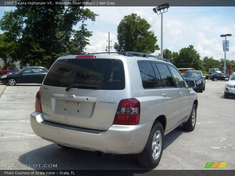 Millenium Silver Metallic / Ash Gray 2007 Toyota Highlander V6
