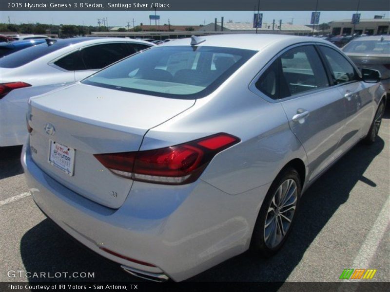 Santiago Silver / Black 2015 Hyundai Genesis 3.8 Sedan