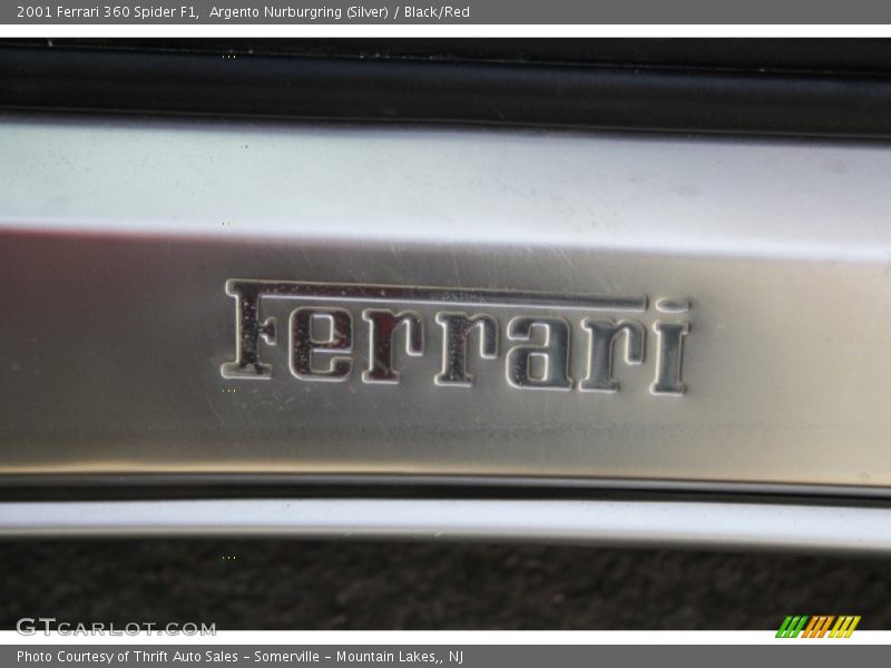 Argento Nurburgring (Silver) / Black/Red 2001 Ferrari 360 Spider F1