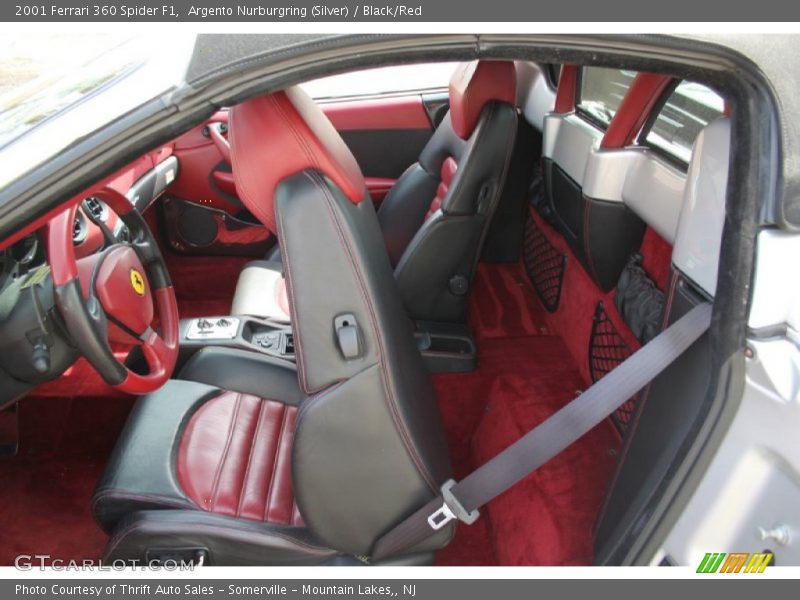 Argento Nurburgring (Silver) / Black/Red 2001 Ferrari 360 Spider F1