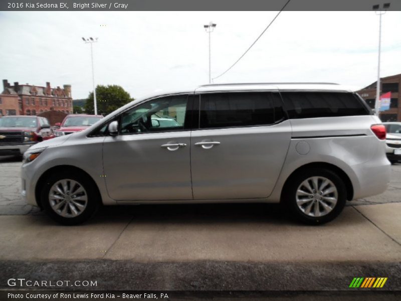 Bright Silver / Gray 2016 Kia Sedona EX