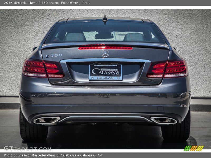Polar White / Black 2016 Mercedes-Benz E 350 Sedan