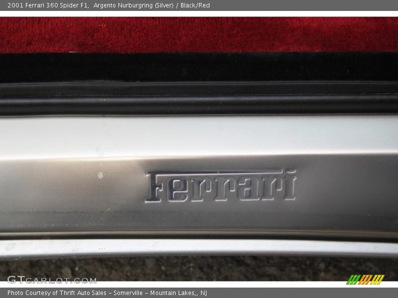 Argento Nurburgring (Silver) / Black/Red 2001 Ferrari 360 Spider F1