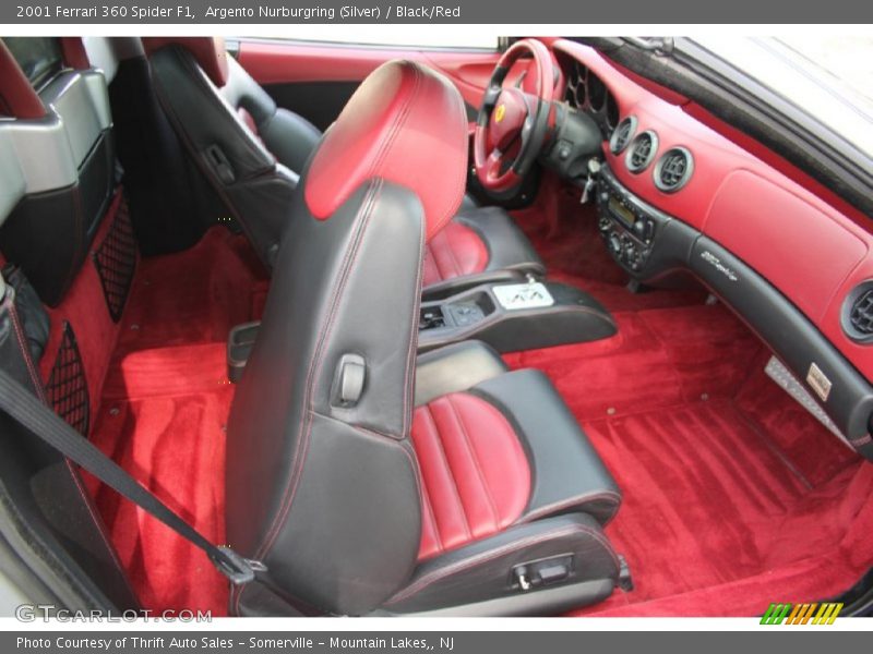 Argento Nurburgring (Silver) / Black/Red 2001 Ferrari 360 Spider F1