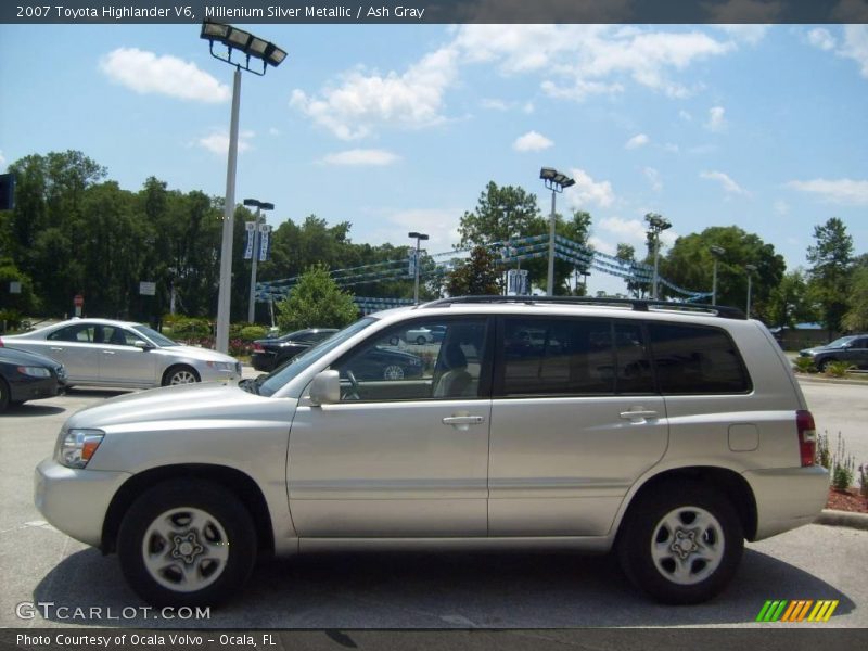 Millenium Silver Metallic / Ash Gray 2007 Toyota Highlander V6