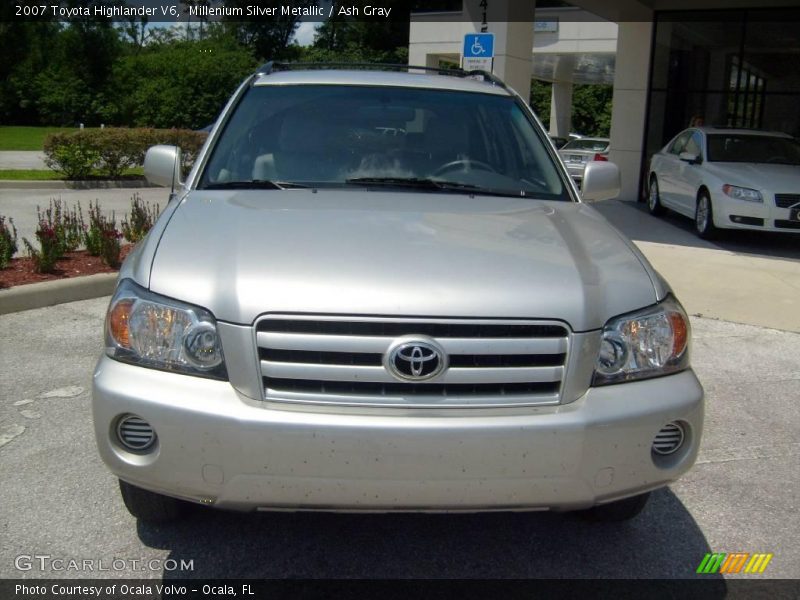 Millenium Silver Metallic / Ash Gray 2007 Toyota Highlander V6