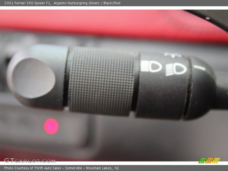 Controls of 2001 360 Spider F1