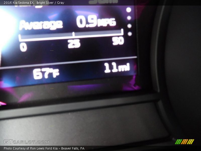 Bright Silver / Gray 2016 Kia Sedona EX