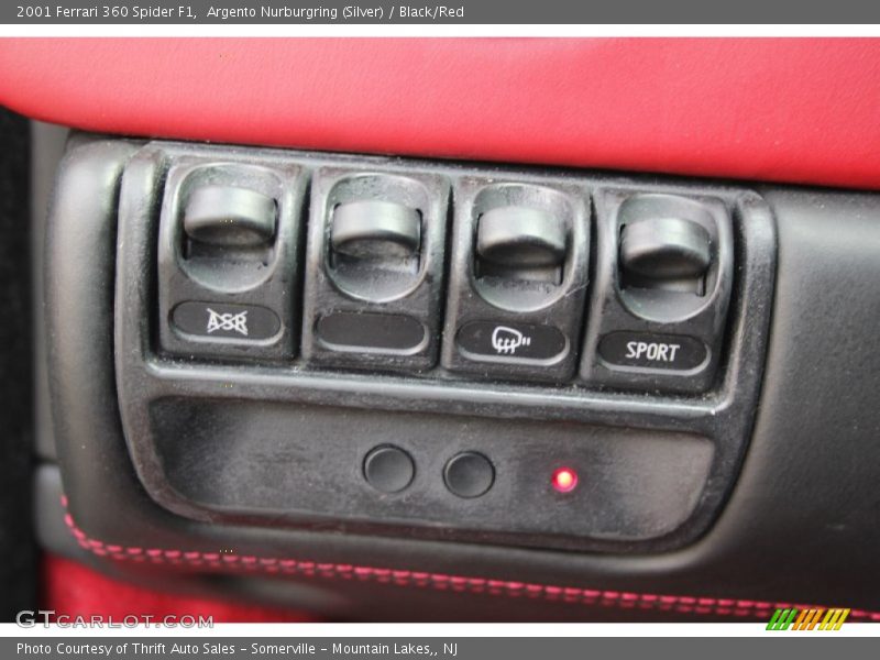 Controls of 2001 360 Spider F1