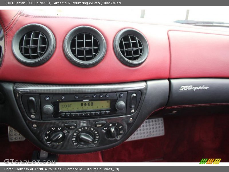 Controls of 2001 360 Spider F1