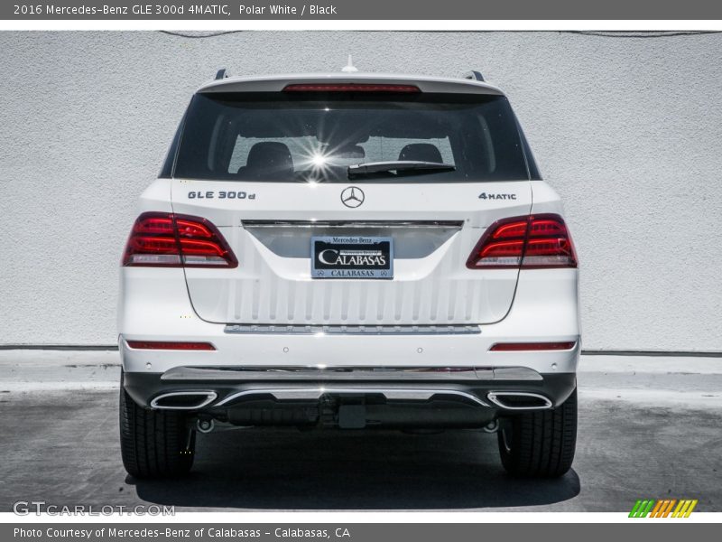 Polar White / Black 2016 Mercedes-Benz GLE 300d 4MATIC