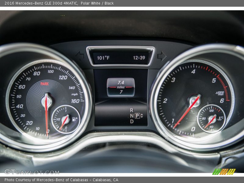  2016 GLE 300d 4MATIC 300d 4MATIC Gauges