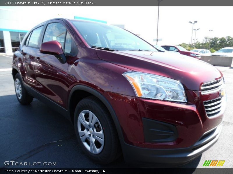 Crimson Metallic / Jet Black 2016 Chevrolet Trax LS