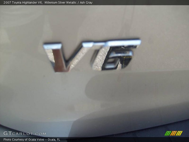 Millenium Silver Metallic / Ash Gray 2007 Toyota Highlander V6