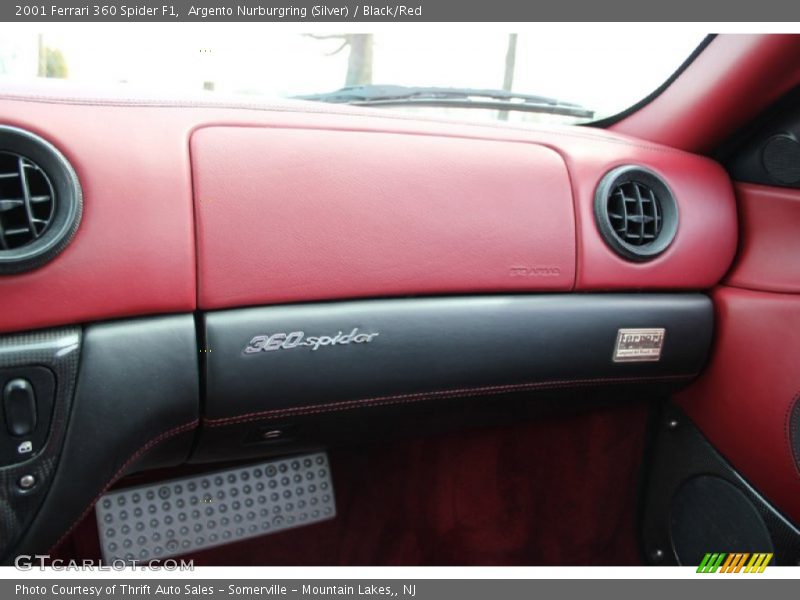 Argento Nurburgring (Silver) / Black/Red 2001 Ferrari 360 Spider F1