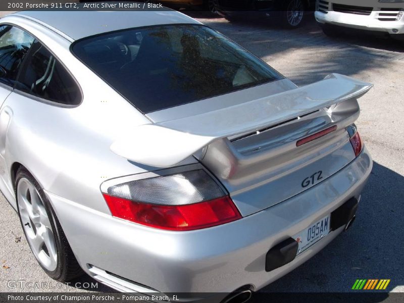 Arctic Silver Metallic / Black 2002 Porsche 911 GT2