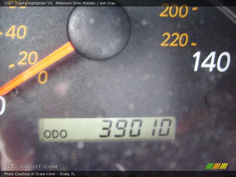 Millenium Silver Metallic / Ash Gray 2007 Toyota Highlander V6