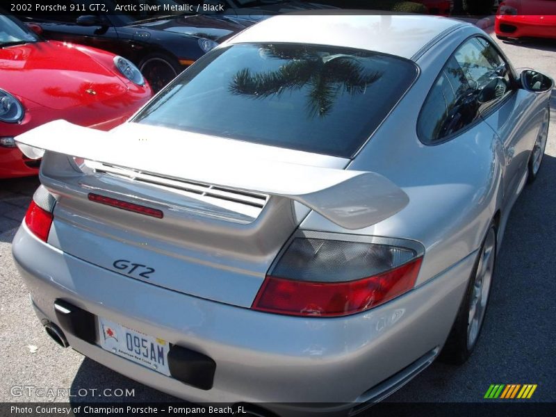 Arctic Silver Metallic / Black 2002 Porsche 911 GT2