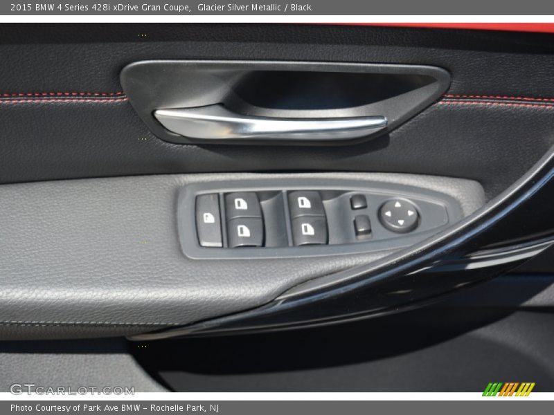 Glacier Silver Metallic / Black 2015 BMW 4 Series 428i xDrive Gran Coupe