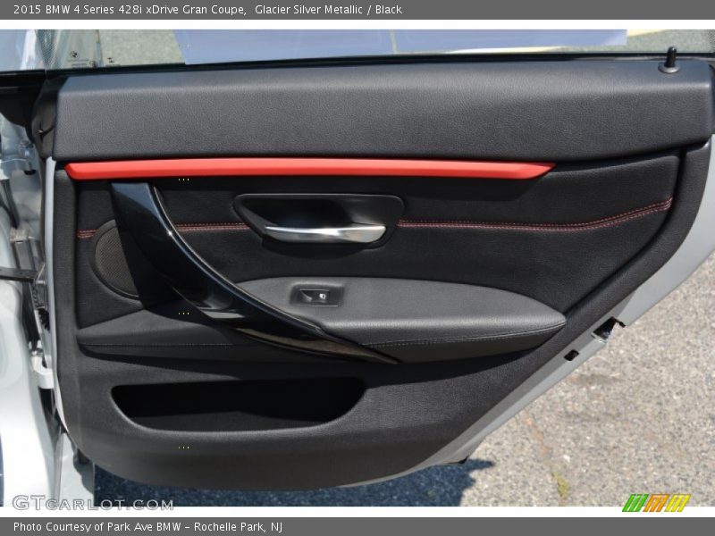 Glacier Silver Metallic / Black 2015 BMW 4 Series 428i xDrive Gran Coupe