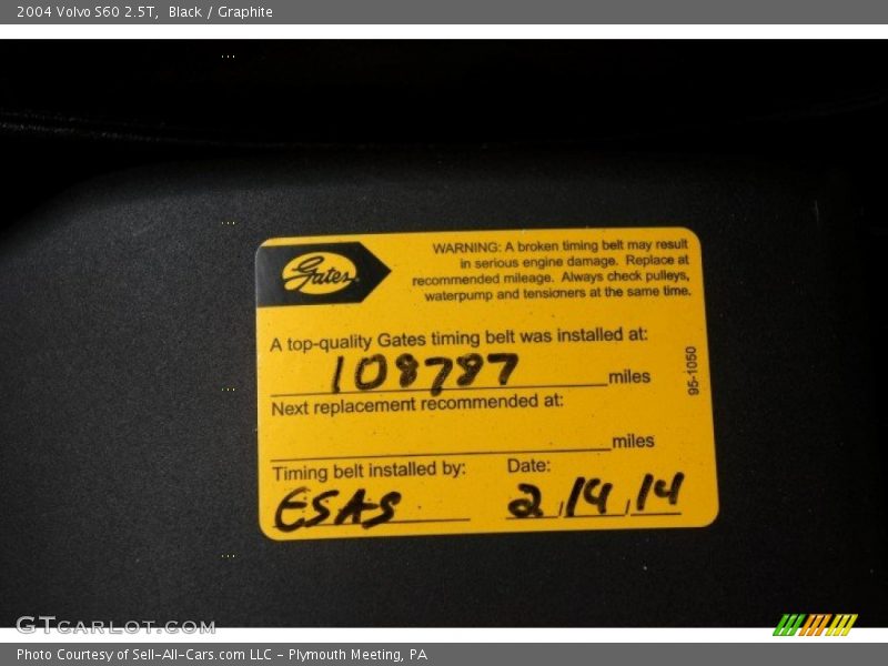 Black / Graphite 2004 Volvo S60 2.5T