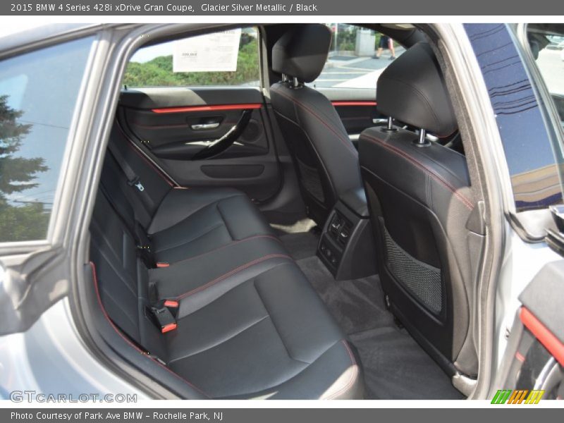 Glacier Silver Metallic / Black 2015 BMW 4 Series 428i xDrive Gran Coupe