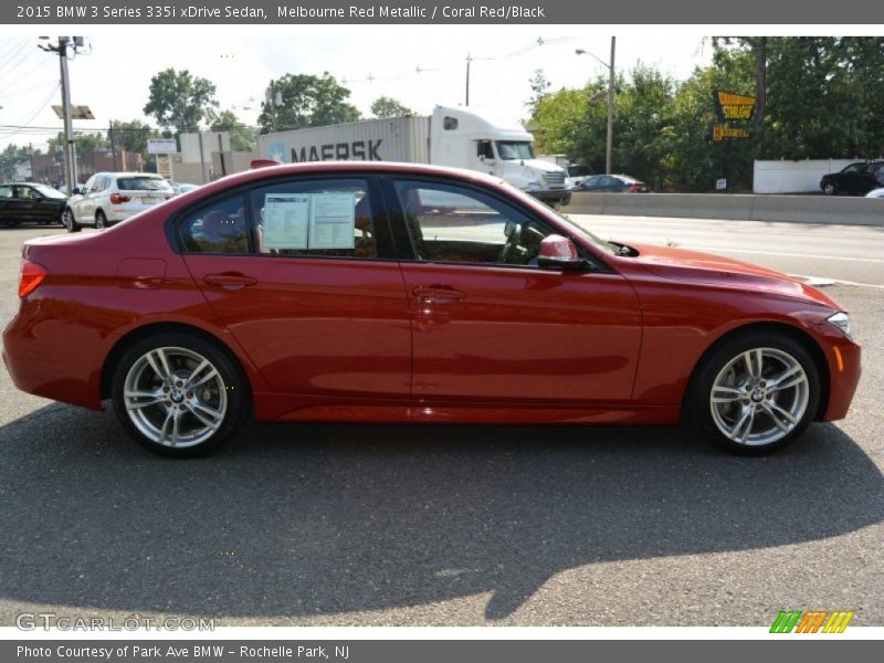 Melbourne Red Metallic / Coral Red/Black 2015 BMW 3 Series 335i xDrive Sedan