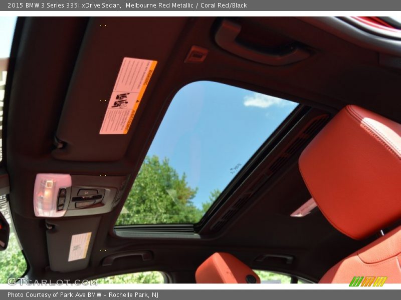Sunroof of 2015 3 Series 335i xDrive Sedan