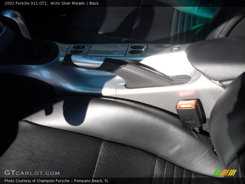 Arctic Silver Metallic / Black 2002 Porsche 911 GT2