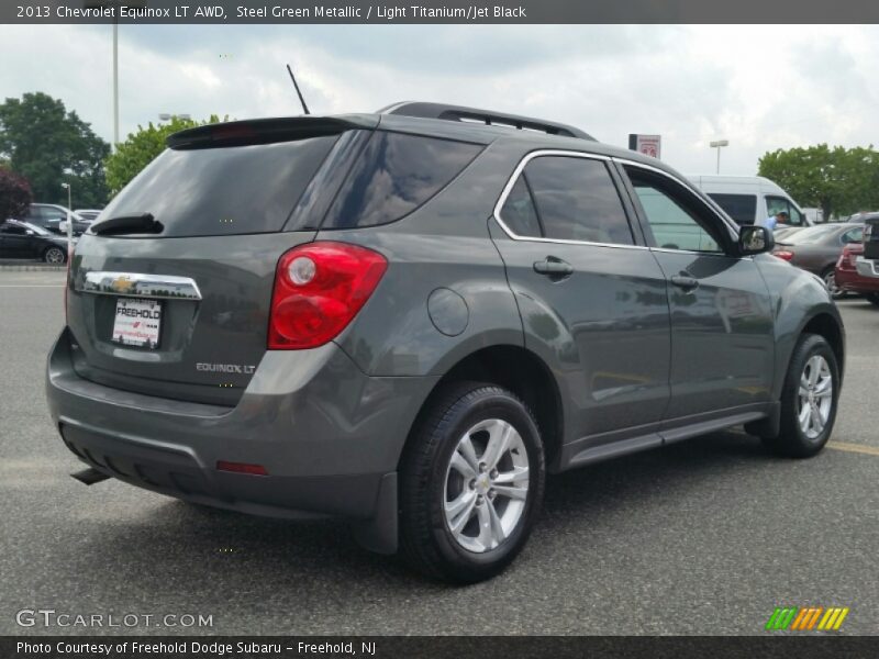 Steel Green Metallic / Light Titanium/Jet Black 2013 Chevrolet Equinox LT AWD