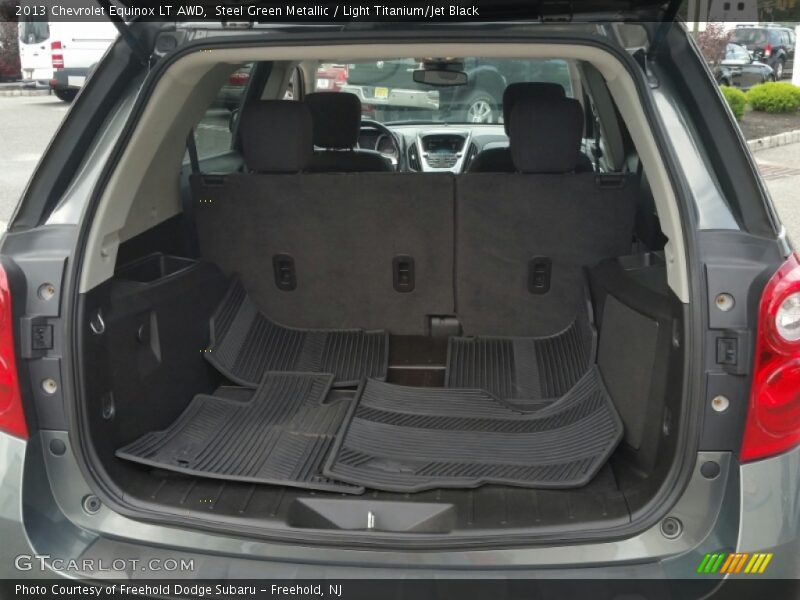Steel Green Metallic / Light Titanium/Jet Black 2013 Chevrolet Equinox LT AWD
