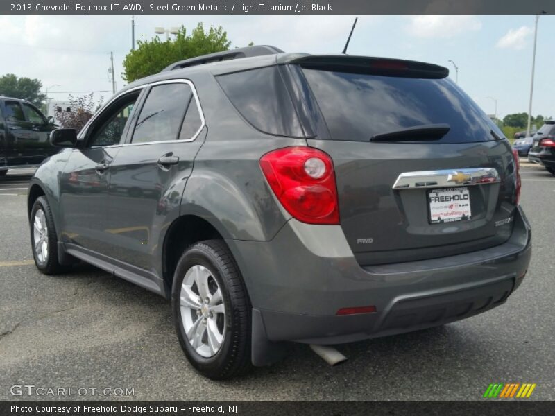 Steel Green Metallic / Light Titanium/Jet Black 2013 Chevrolet Equinox LT AWD