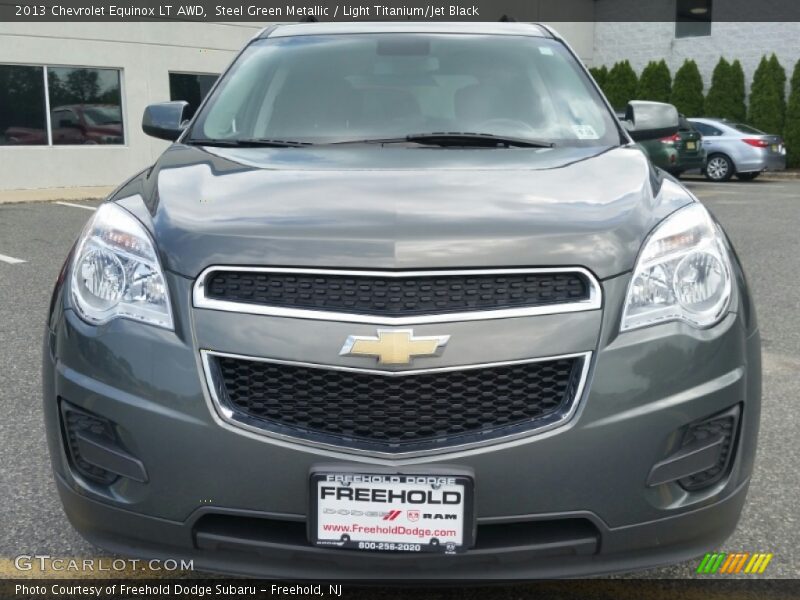 Steel Green Metallic / Light Titanium/Jet Black 2013 Chevrolet Equinox LT AWD