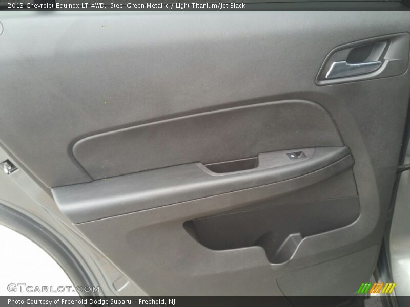Steel Green Metallic / Light Titanium/Jet Black 2013 Chevrolet Equinox LT AWD