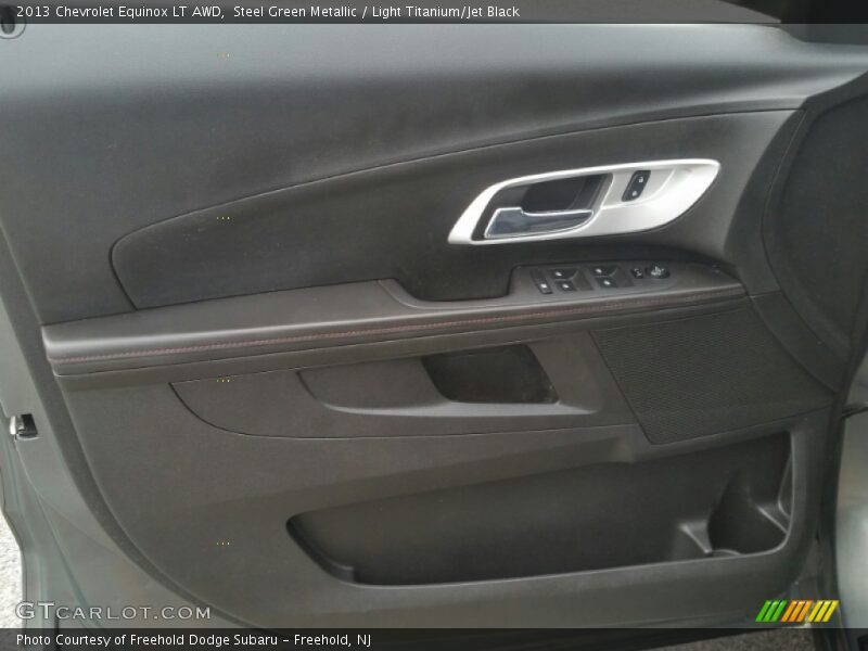 Steel Green Metallic / Light Titanium/Jet Black 2013 Chevrolet Equinox LT AWD