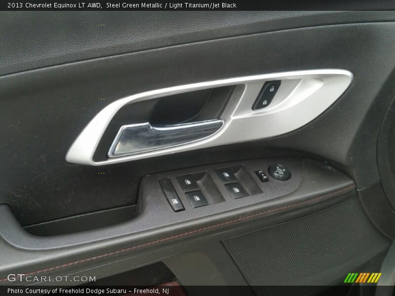 Steel Green Metallic / Light Titanium/Jet Black 2013 Chevrolet Equinox LT AWD