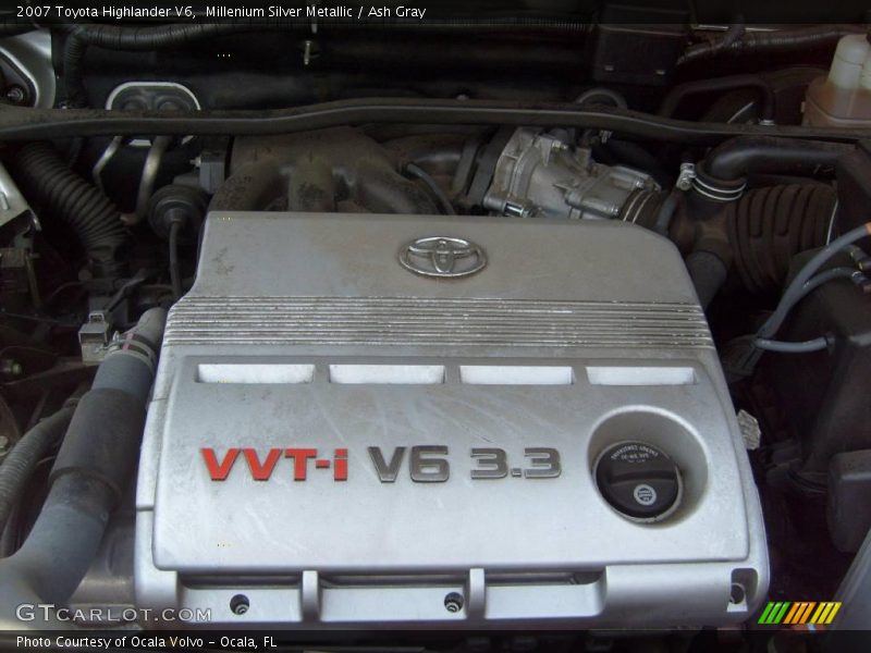 Millenium Silver Metallic / Ash Gray 2007 Toyota Highlander V6