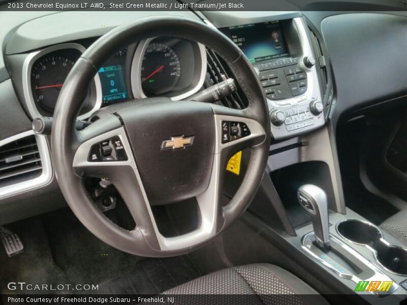Steel Green Metallic / Light Titanium/Jet Black 2013 Chevrolet Equinox LT AWD