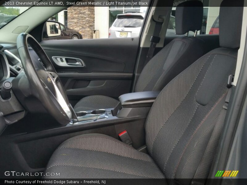 Steel Green Metallic / Light Titanium/Jet Black 2013 Chevrolet Equinox LT AWD