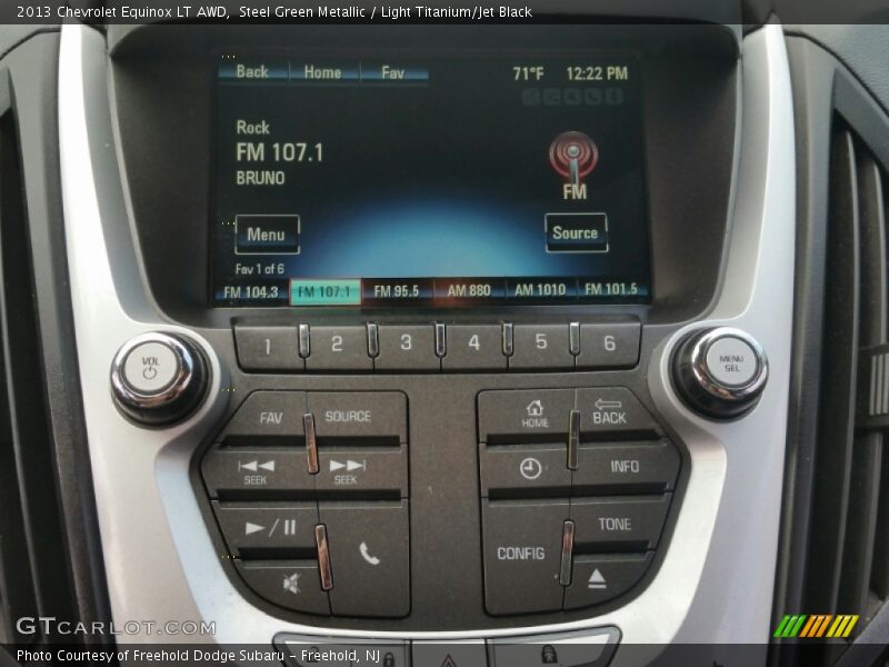 Steel Green Metallic / Light Titanium/Jet Black 2013 Chevrolet Equinox LT AWD