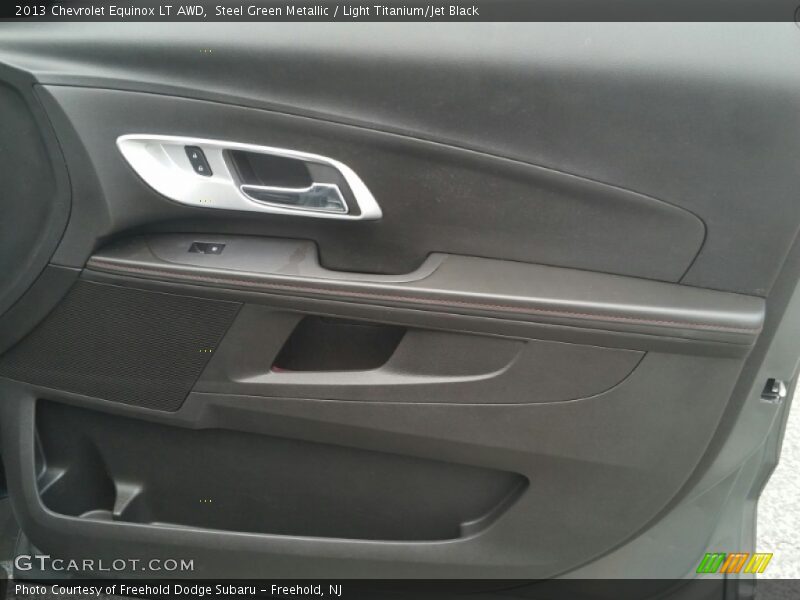 Steel Green Metallic / Light Titanium/Jet Black 2013 Chevrolet Equinox LT AWD