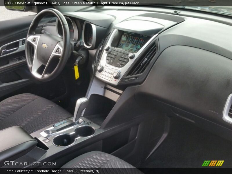 Steel Green Metallic / Light Titanium/Jet Black 2013 Chevrolet Equinox LT AWD
