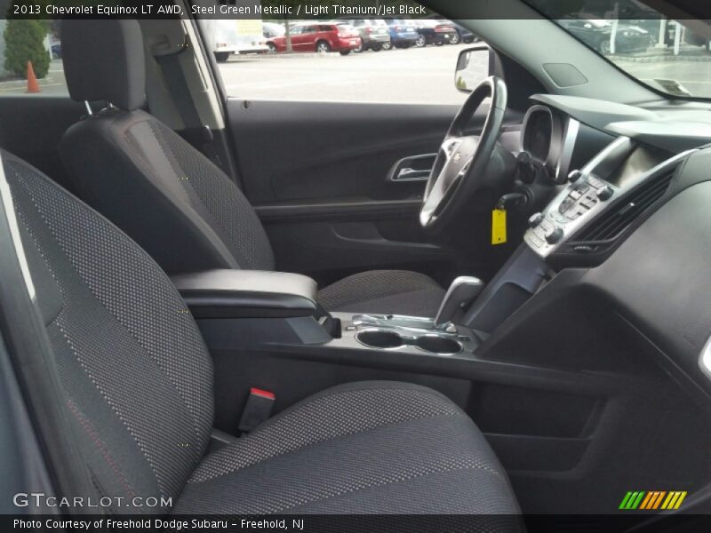 Steel Green Metallic / Light Titanium/Jet Black 2013 Chevrolet Equinox LT AWD