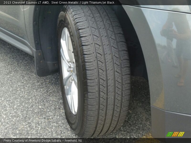 Steel Green Metallic / Light Titanium/Jet Black 2013 Chevrolet Equinox LT AWD