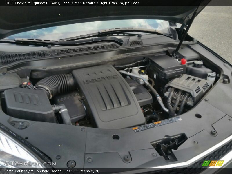Steel Green Metallic / Light Titanium/Jet Black 2013 Chevrolet Equinox LT AWD
