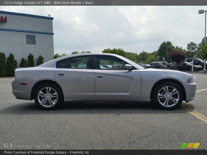 Billet Silver Metallic / Black 2014 Dodge Charger SXT AWD