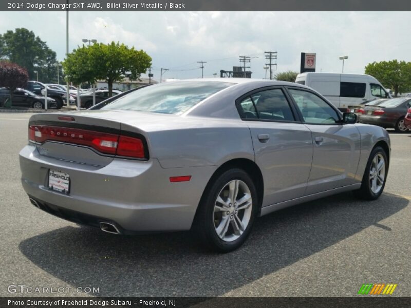 Billet Silver Metallic / Black 2014 Dodge Charger SXT AWD